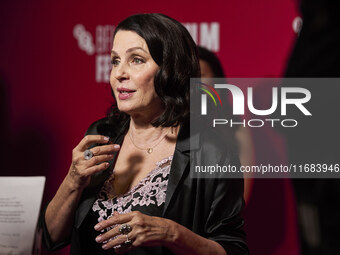 Sadie Frost attend the screening of "Twiggy" during the 68th BFI London Film Festival at BFI Southbank on October 18, 2024 in London, Englan...