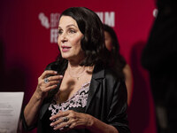 Sadie Frost attend the screening of "Twiggy" during the 68th BFI London Film Festival at BFI Southbank on October 18, 2024 in London, Englan...