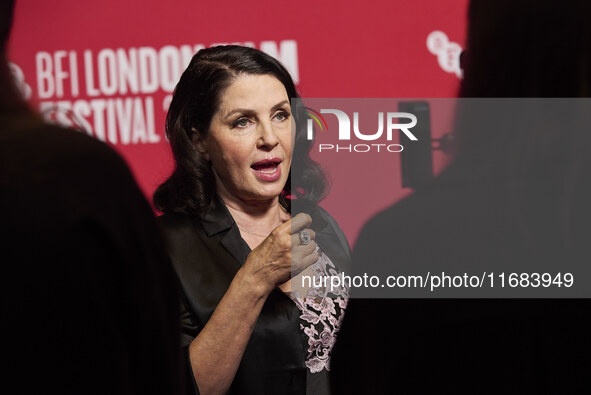 Sadie Frost attend the screening of "Twiggy" during the 68th BFI London Film Festival at BFI Southbank on October 18, 2024 in London, Englan...