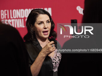 Sadie Frost attend the screening of "Twiggy" during the 68th BFI London Film Festival at BFI Southbank on October 18, 2024 in London, Englan...