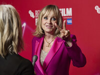 Twiggy aka Lesley Dawson attend the screening of "Twiggy" during the 68th BFI London Film Festival at BFI Southbank on October 18, 2024 in L...