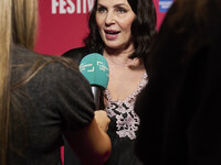 Sadie frost attend the screening of "Twiggy" during the 68th BFI London Film Festival at BFI Southbank on October 18, 2024 in London, Englan...