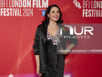 Sadie Frost attend the screening of "Twiggy" during the 68th BFI London Film Festival at BFI Southbank on October 18, 2024 in London, Englan...