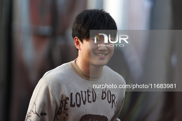 Yuki Tsunoda arrives at Circuit of the Americas in Austin, Texas, on October 19, 2024, during the Formula 1 Pirelli United States Grand Prix...