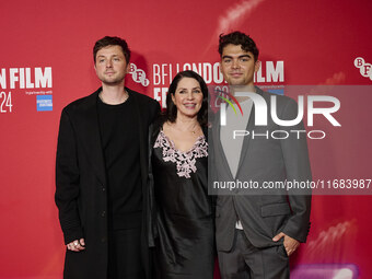 l 2 r Finly Munro Kemp Sadie Frost Raff Law, Tilly Demaine attend the screening of "Twiggy" during the 68th BFI London Film Festival at BFI...