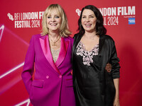 [l to r] Twiggy Sadie Frost  attend the screening of "Twiggy" during the 68th BFI London Film Festival at BFI Southbank on October 18, 2024...