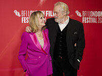 [l to r] Twiggy Leigh Lawson  attend the screening of "Twiggy" during the 68th BFI London Film Festival at BFI Southbank on October 18, 2024...