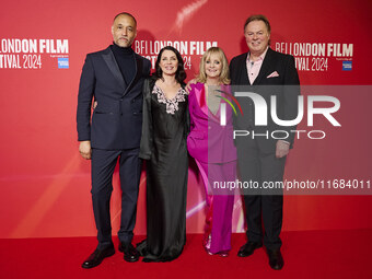 Simon Jones Producer, Sadie Frost Director, Twiggy Super Model, Nick Hamson   Producer attend the screening of "Twiggy" during the 68th BFI...