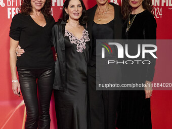 Sadie Frost Ronni Acona and guest attend the screening of "Twiggy" during the 68th BFI London Film Festival at BFI Southbank on October 18,...