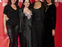 Sadie Frost Ronni Acona and guest attend the screening of "Twiggy" during the 68th BFI London Film Festival at BFI Southbank on October 18,...