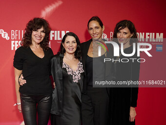 Sadie Frost Ronni Acona and guest attend the screening of "Twiggy" during the 68th BFI London Film Festival at BFI Southbank on October 18,...