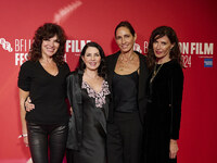 Sadie Frost Ronni Acona and guest attend the screening of "Twiggy" during the 68th BFI London Film Festival at BFI Southbank on October 18,...