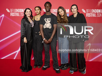 Sadie Frost (patron of the arts) Sir Hubert Von Herkomer attend the screening of "Twiggy" during the 68th BFI London Film Festival at BFI So...