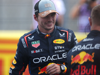 Max Verstappen follows a sprint race at Circuit of the Americas in Austin, Texas, on October 19, 2024, during the Formula 1 Pirelli United S...