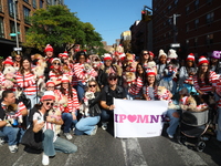 Pomeranian owners and their dogs dress up for the 34th Annual Tompkins Square Halloween Dog Parade in Tompkins Square Park in New York City,...