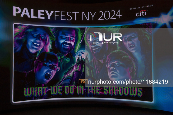 The atmosphere at the screening of ''What We Do in the Shadows'' during PaleyFest 2024 at The Paley Museum in New York, USA, on October 19,...