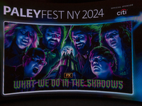 The atmosphere at the screening of ''What We Do in the Shadows'' during PaleyFest 2024 at The Paley Museum in New York, USA, on October 19,...