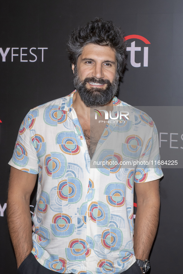 Kayvan Novak attends the screening of ''What We Do In The Shadows'' during PaleyFest 2024 at The Paley Museum in New York, USA, on October 1...