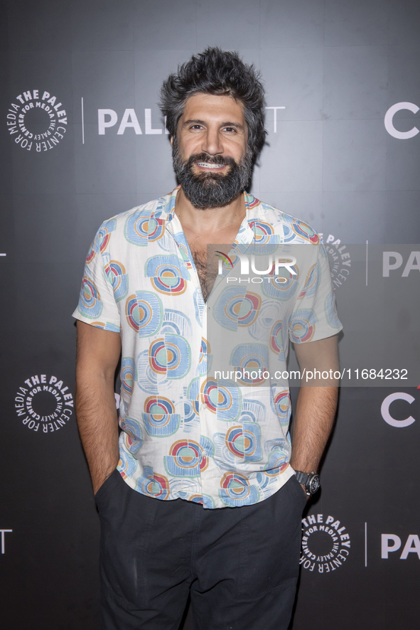 Kayvan Novak attends the screening of ''What We Do In The Shadows'' during PaleyFest 2024 at The Paley Museum in New York, USA, on October 1...