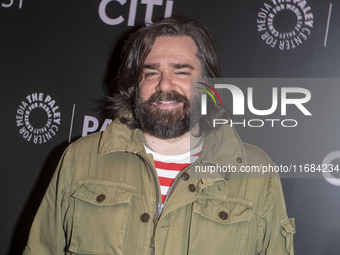 Matt Berry attends the screening of ''What We Do in the Shadows'' during PaleyFest 2024 at The Paley Museum in New York, New York, USA, on O...