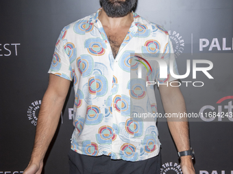 Kayvan Novak attends the screening of ''What We Do In The Shadows'' during PaleyFest 2024 at The Paley Museum in New York, USA, on October 1...