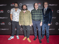 Kayvan Novak, Matt Berry, Mark Proksch, and Paul Simms attend the screening of ''What We Do In The Shadows'' during PaleyFest 2024 at The Pa...