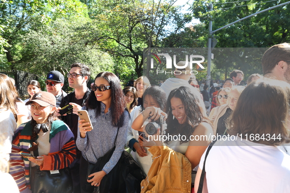 A large crowd gathers for the 34th Annual Tompkins Square Halloween Dog Parade in Tompkins Square Park in New York City, USA, on October 19,...