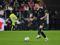 Federico Gatti of Juventus F.C. is in action during the 8th day of the Serie A Championship between Juventus F.C. and S.S. Lazio at Allianz...