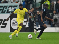 Nuno Tavares of S.S. Lazio is in action during the 8th day of the Serie A Championship between Juventus F.C. and S.S. Lazio at Allianz Stadi...