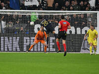 Douglas Luiz of Juventus F.C. is in action during the 8th day of the Serie A Championship between Juventus F.C. and S.S. Lazio at Allianz St...