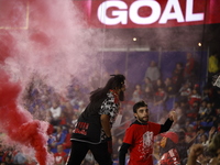 A general view of the match between Columbus and Red Bull during the MLS match at Red Bull Arena in Harris, New Jersey, on October 19, 2024....