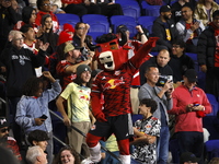 A general view of the match between Columbus and Red Bull during the MLS match at Red Bull Arena in Harris, New Jersey, on October 19, 2024....