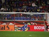 Columbus FC goalkeeper Nicolas Hagen (1) during the MLS League match between Columbus FC and New York Red Bulls at Red Bull Arena in Harris,...