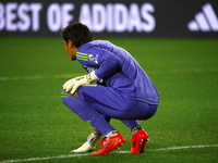 Columbus FC goalkeeper Nicolas Hagen (1) during the MLS League match between Columbus FC and New York Red Bulls at Red Bull Arena in Harris,...