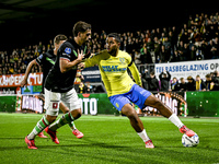 RKC midfielder Mohamed Ihattaren plays during the match between RKC and Twente at the Mandemakers Stadium in Waalwijk, Netherlands, on Octob...