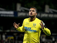 RKC midfielder Mohamed Ihattaren plays during the match between RKC and Twente at the Mandemakers Stadium in Waalwijk, Netherlands, on Octob...