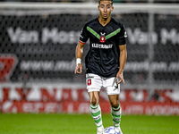 FC Twente defender Anass Salah-Eddine plays during the match between RKC and Twente at the Mandemakers Stadium in Waalwijk, Netherlands, on...