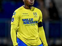 RKC defender Juan Familia-Castillo plays during the match between RKC and Twente at the Mandemakers Stadium in Waalwijk, Netherlands, on Oct...