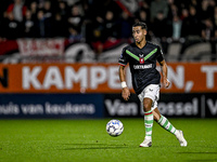 FC Twente defender Anass Salah-Eddine plays during the match between RKC and Twente at the Mandemakers Stadium in Waalwijk, Netherlands, on...