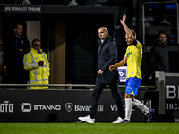 RKC forward Sylvester van der Water plays during the match between RKC and Twente at the Mandemakers Stadium in Waalwijk, Netherlands, on Oc...