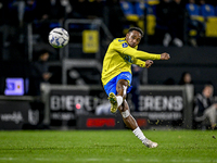 RKC defender Juan Familia-Castillo plays during the match between RKC and Twente at the Mandemakers Stadium in Waalwijk, Netherlands, on Oct...