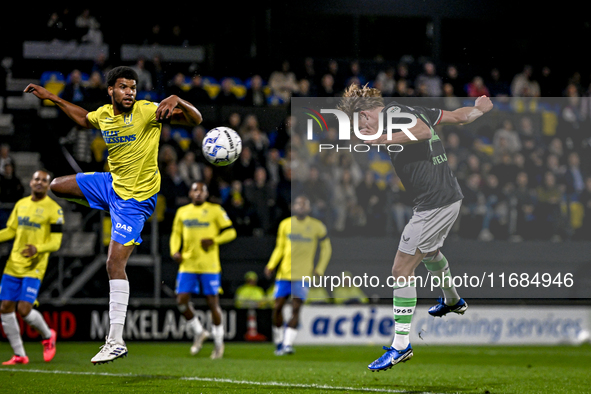 FC Twente midfielder Sem Steijn scores the 0-1 during the match RKC - Twente at the Mandemakers Stadium in Waalwijk, Netherlands, on October...