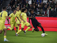 Juventus midfielder Khephren Thuram (19) is in action during the Serie A football match number 8, Juventus versus Lazio, at the Allianz Stad...