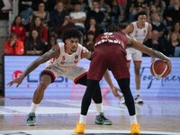 Justin Gray of Openjobmetis Varese plays during the LBA Italy Championship match between Openjobmetis Varese and Trapani Shark in Varese, It...