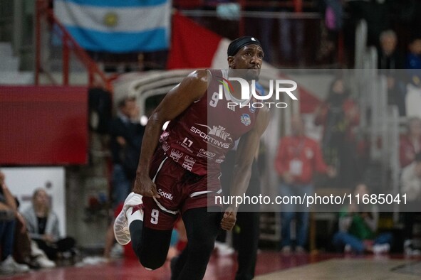 Langston Galloway of Trapani Shark plays during the LBA Italy Championship match between Openjobmetis Varese and Trapani Shark in Varese, It...