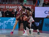 Langston Galloway of Trapani Shark plays during the LBA Italy Championship match between Openjobmetis Varese and Trapani Shark in Varese, It...