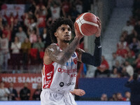 Justin Gray of Openjobmetis Varese plays during the LBA Italy Championship match between Openjobmetis Varese and Trapani Shark in Varese, It...