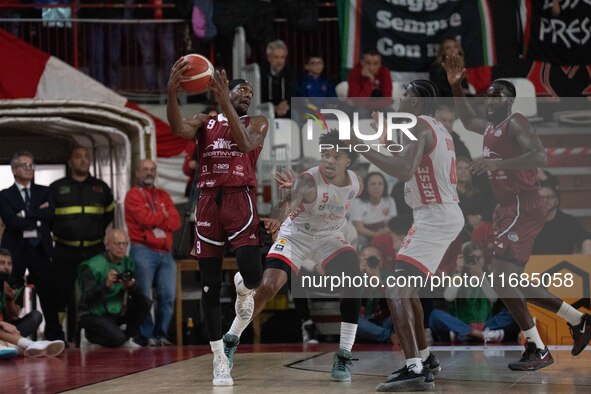 Langston Galloway of Trapani Shark plays during the LBA Italy Championship match between Openjobmetis Varese and Trapani Shark in Varese, It...