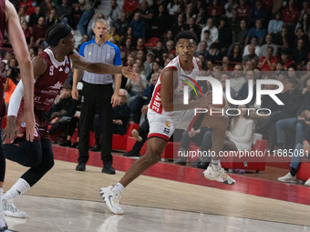 Jaylen Hands of Openjobmetis Varese plays during the LBA Italy Championship match between Openjobmetis Varese and Trapani Shark in Varese, I...