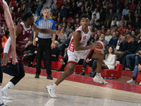 Jaylen Hands of Openjobmetis Varese plays during the LBA Italy Championship match between Openjobmetis Varese and Trapani Shark in Varese, I...